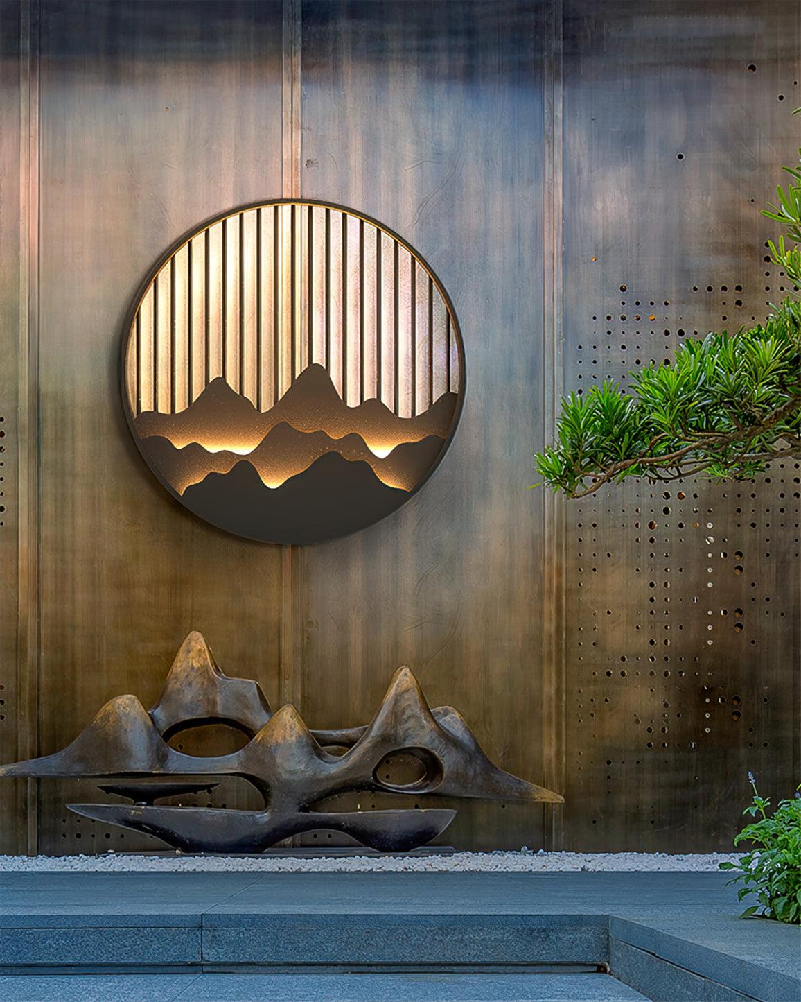 Mountain Outdoor Wall Lamp