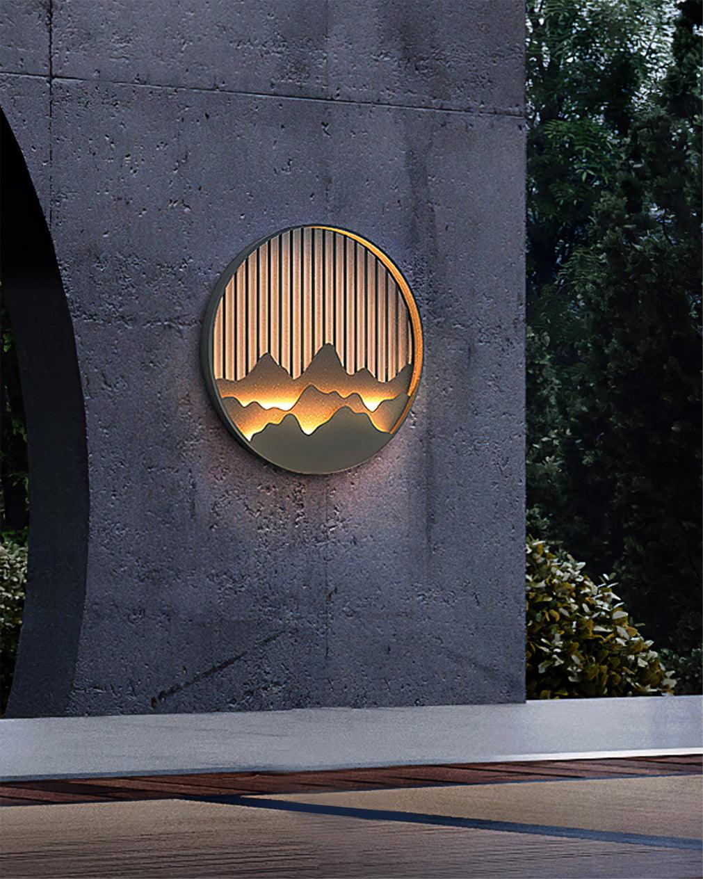 Mountain Outdoor Wall Lamp