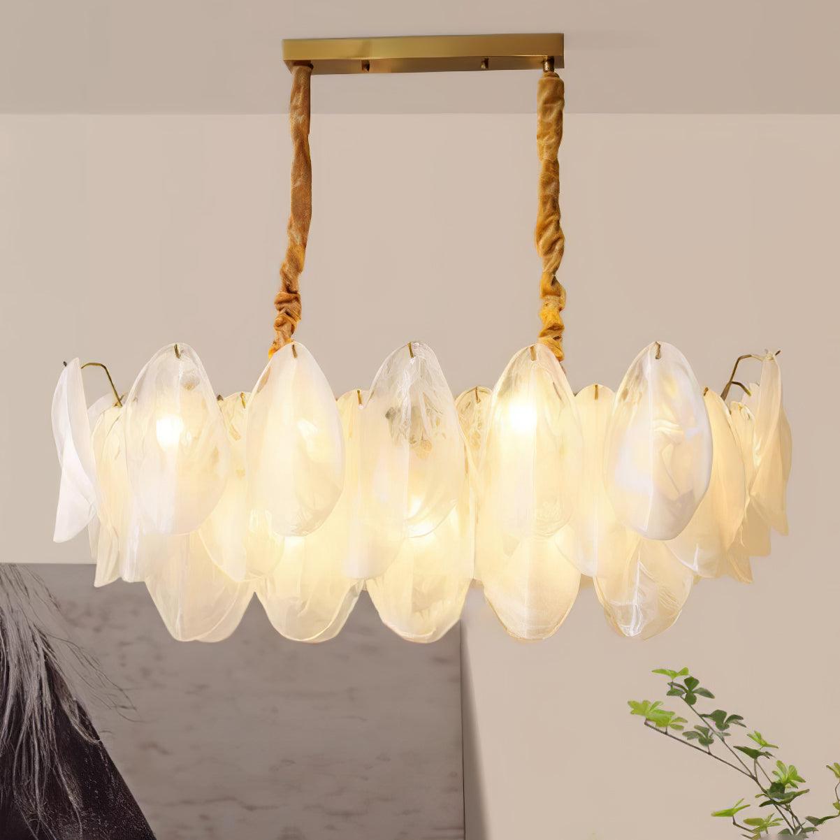 Multi Tier Cloud Glass Pendant Light