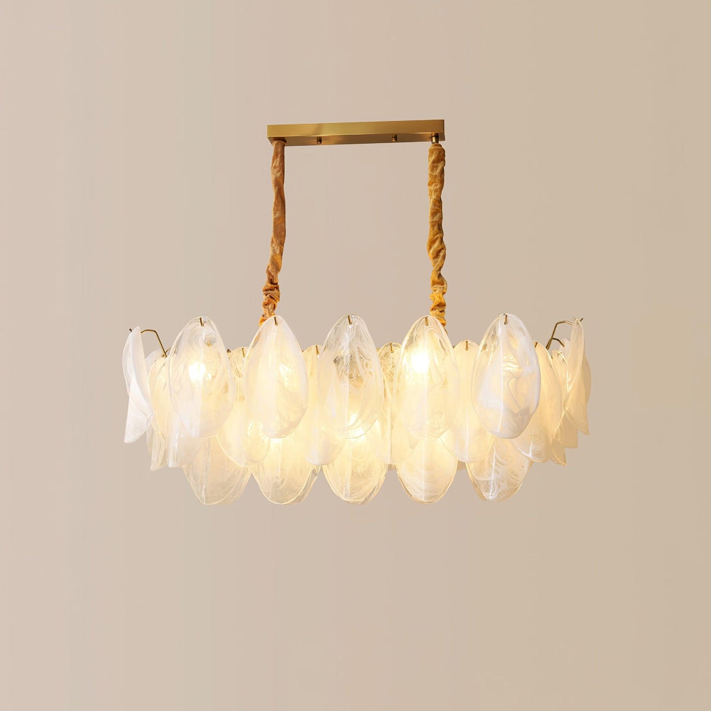 Multi Tier Cloud Glass Pendant Light