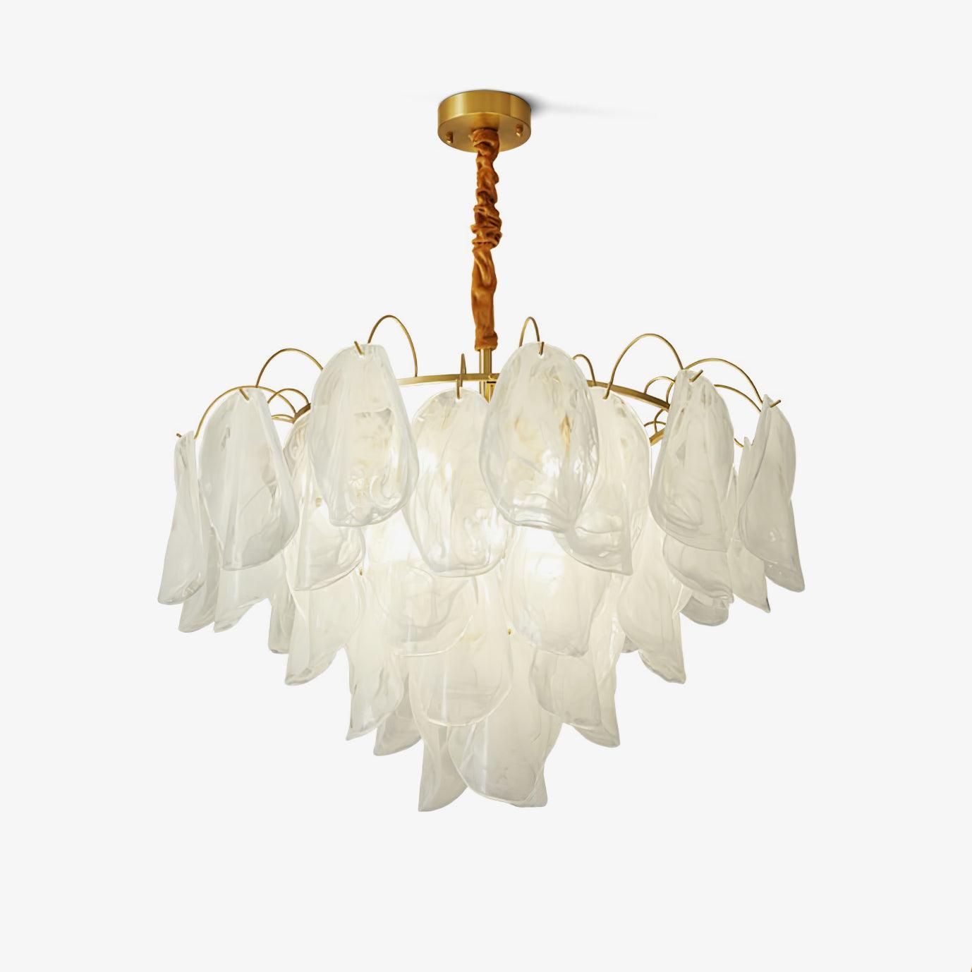 Multi Tier Cloud Glass Pendant Light