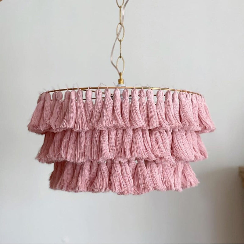 Multicolor Tassel Chandeliers