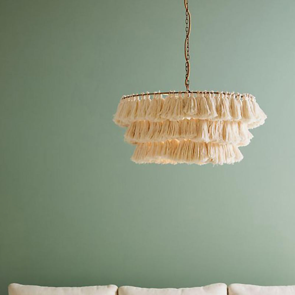 Multicolor Tassel Chandeliers