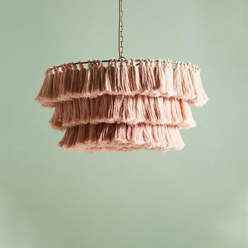 Multicolor Tassel Chandeliers