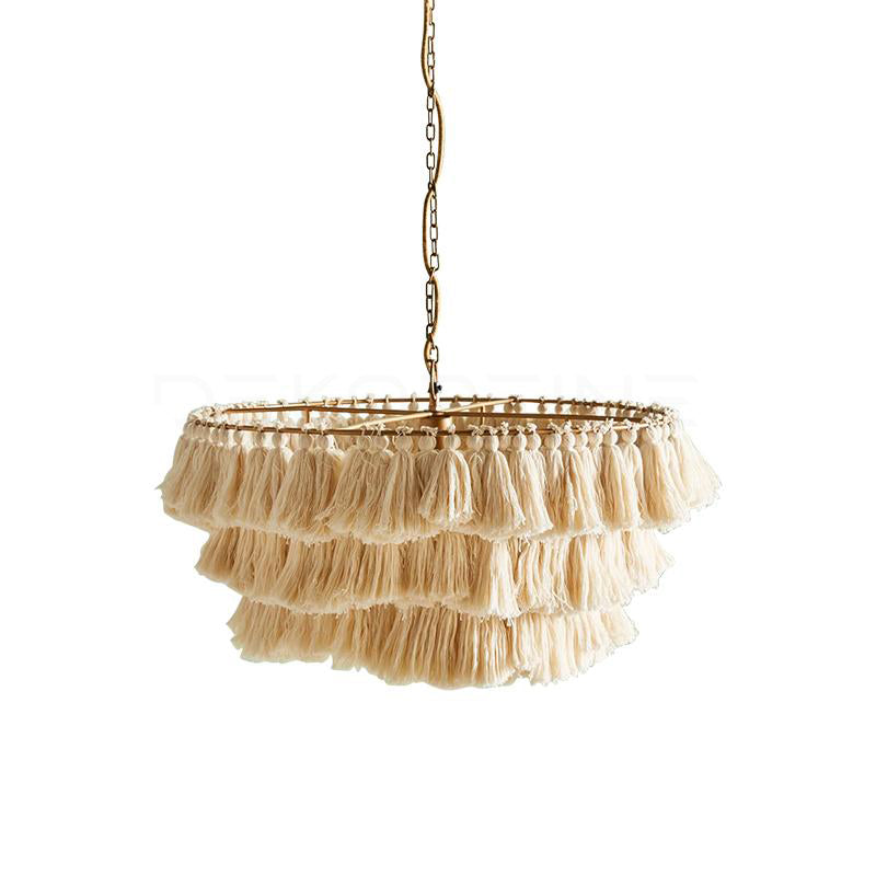 Multicolor Tassel Chandeliers