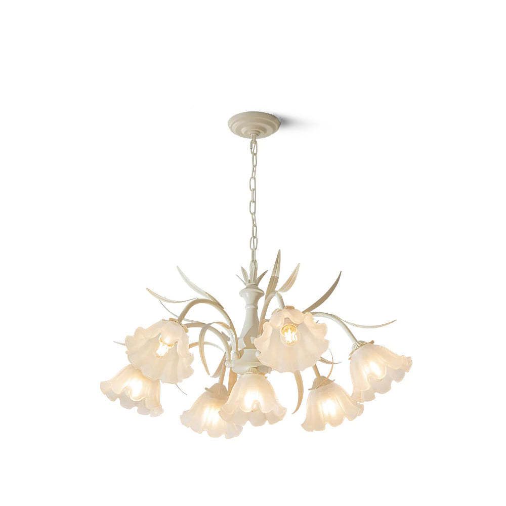 Murano Cream Chandelier