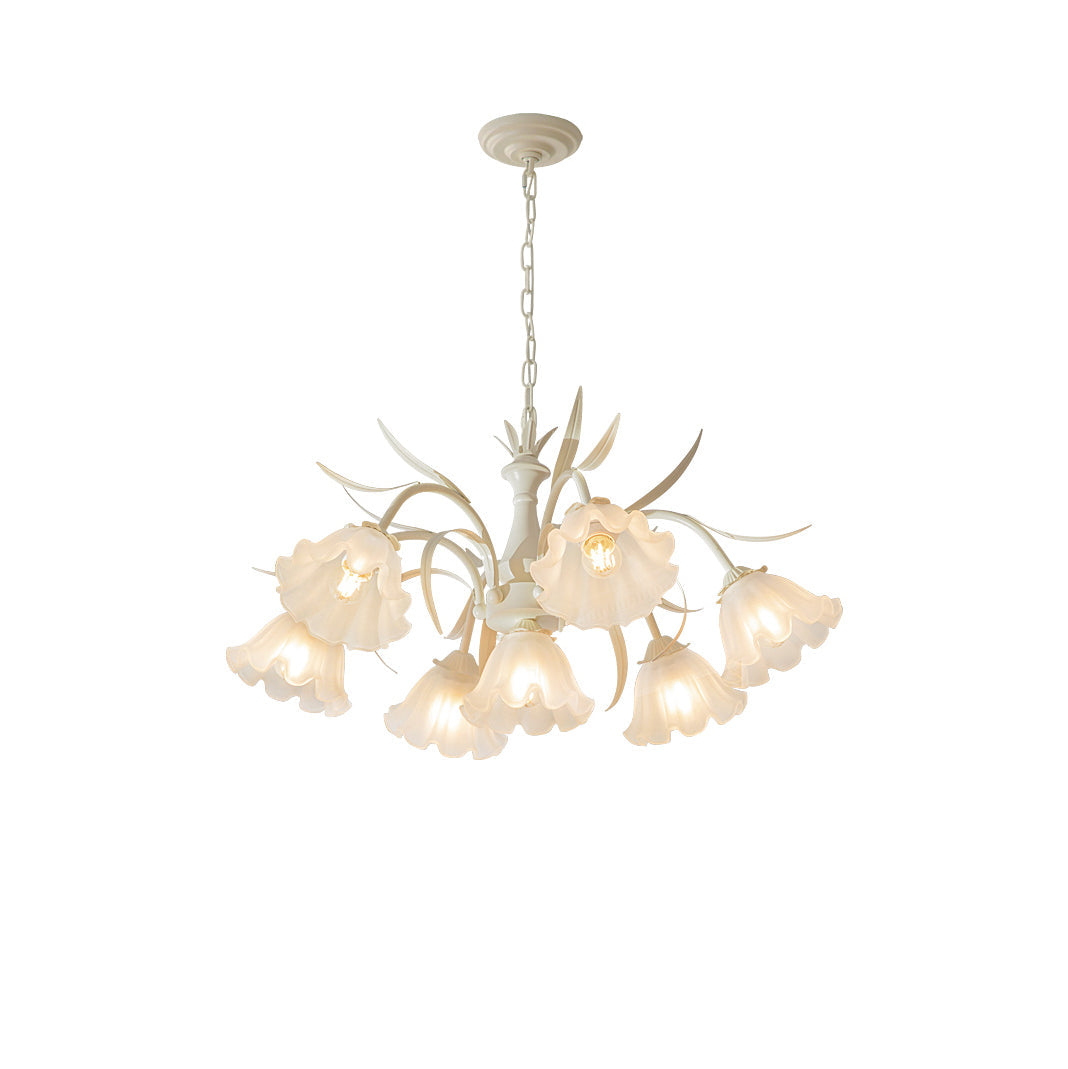 Murano Cream Chandelier