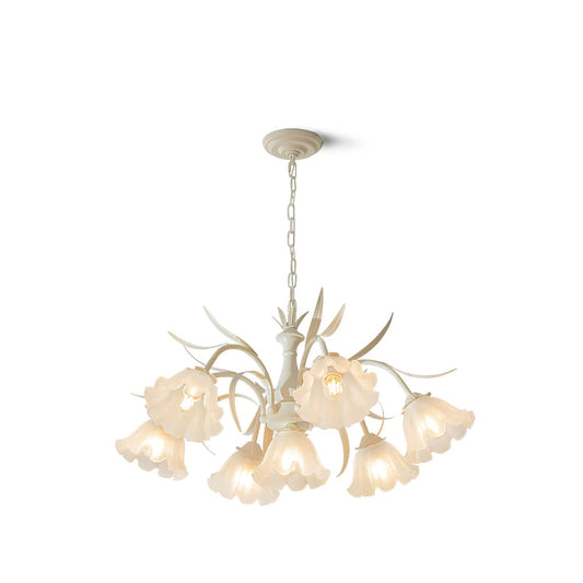 Murano Cream Chandelier