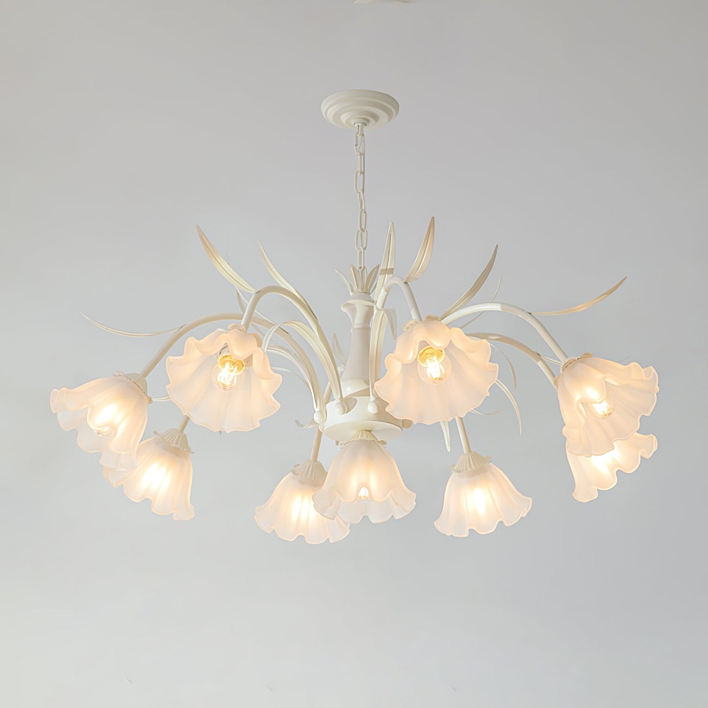 Murano Cream Chandelier