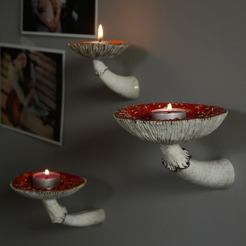 Mushroom Hanging Shelf Decor Piece