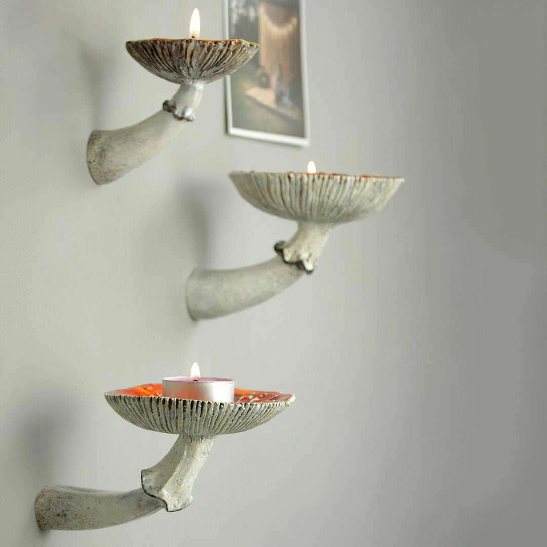 Mushroom Hanging Shelf Decor Piece