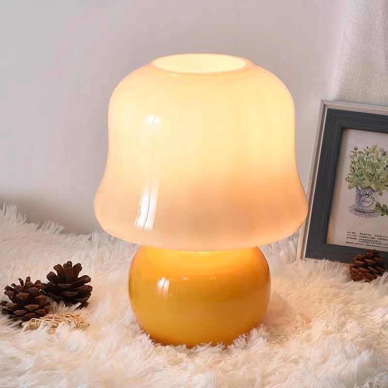 Mushroom Shaped Accent Table Lamp