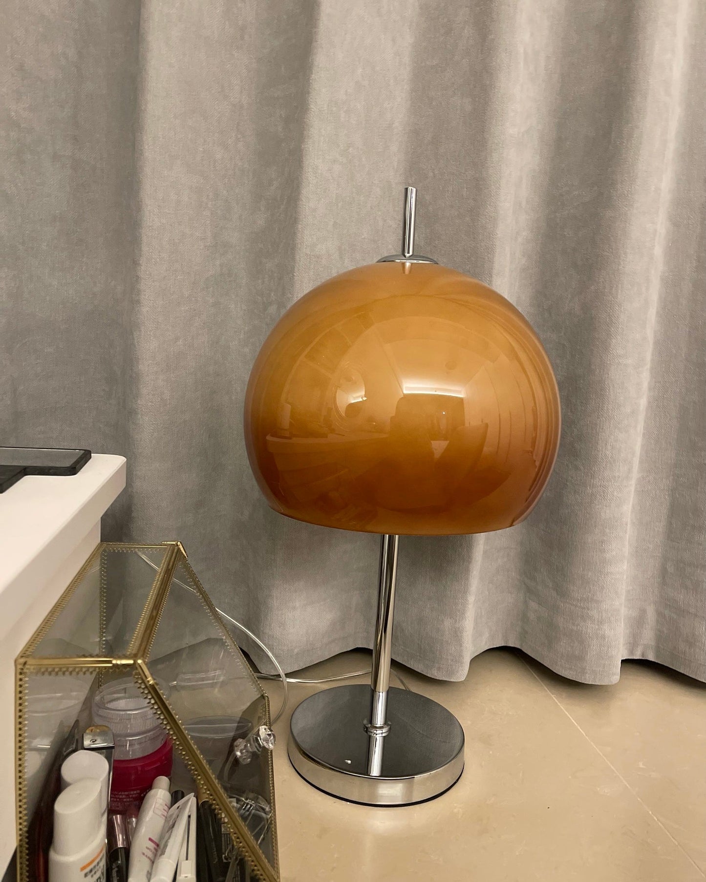 Mushroom Brown Table Lamp