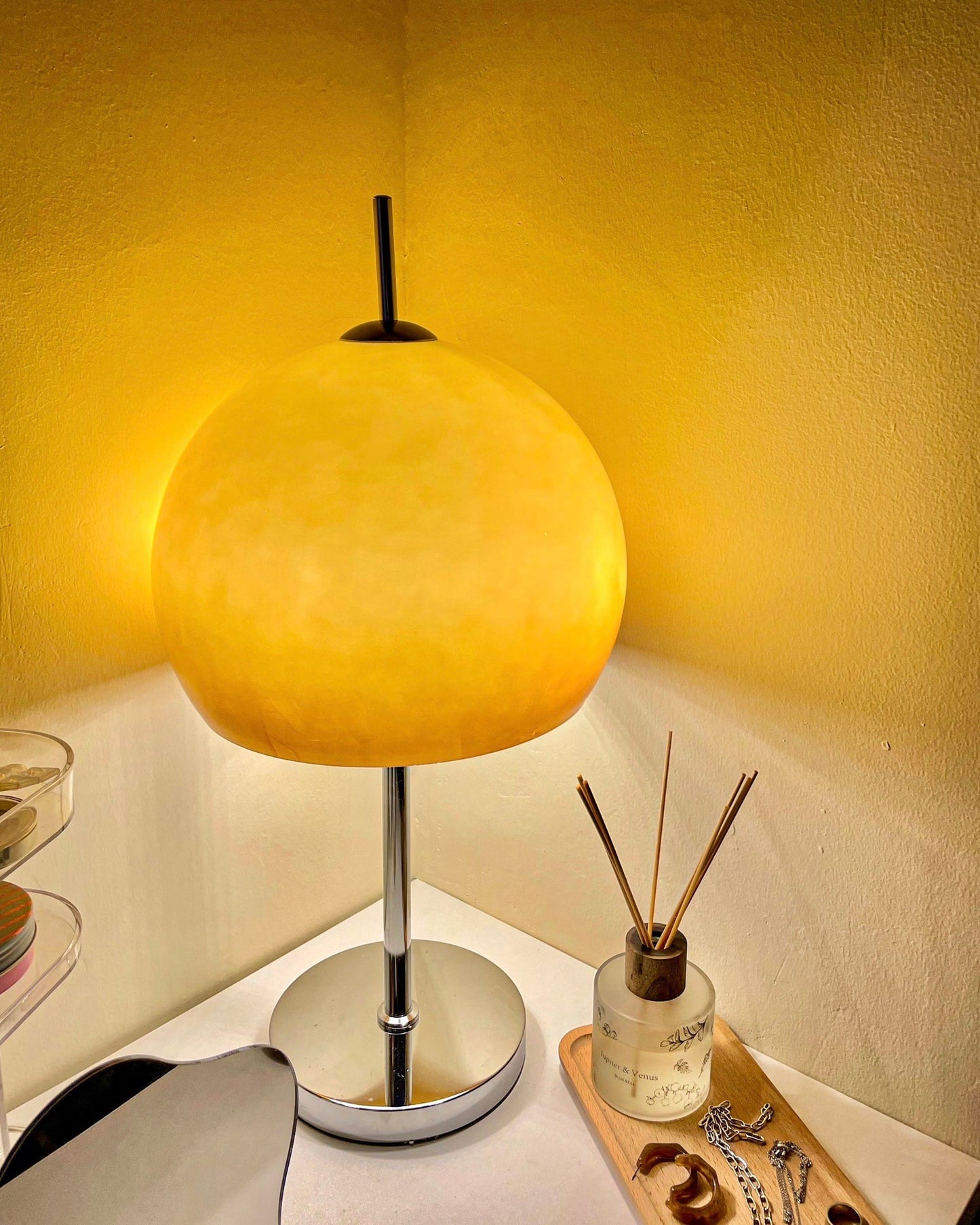 Mushroom Brown Table Lamp