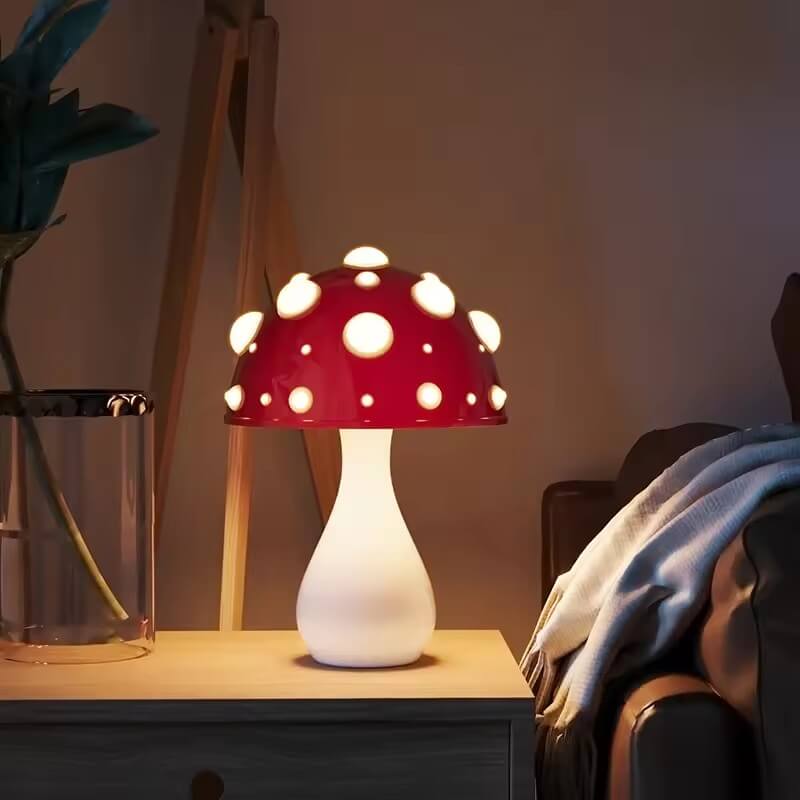 Mushroom Desk Lamp Home Decor