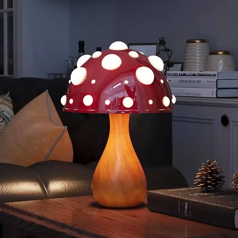 Mushroom Desk Lamp Home Decor