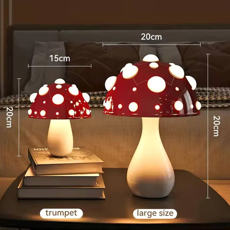 Mushroom Desk Lamp Home Decor