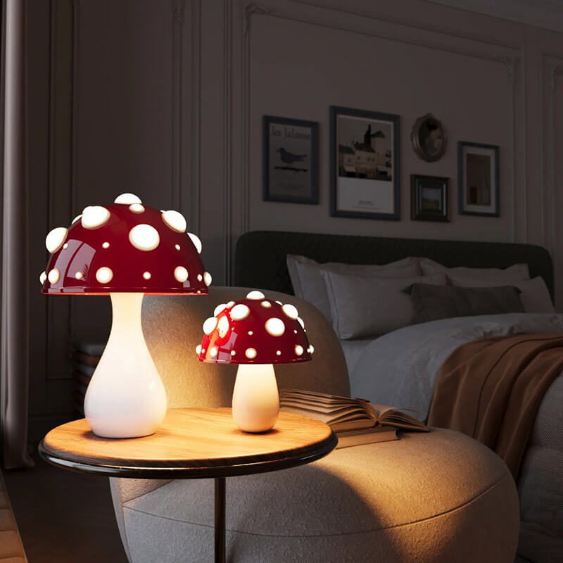 Mushroom Desk Lamp Home Decor