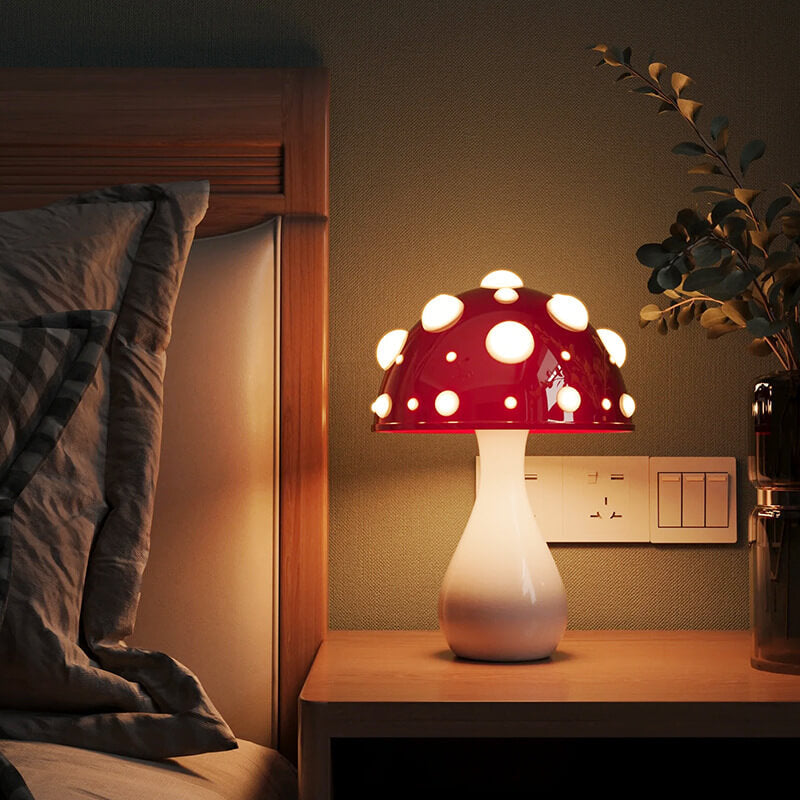 Mushroom Desk Lamp Home Decor