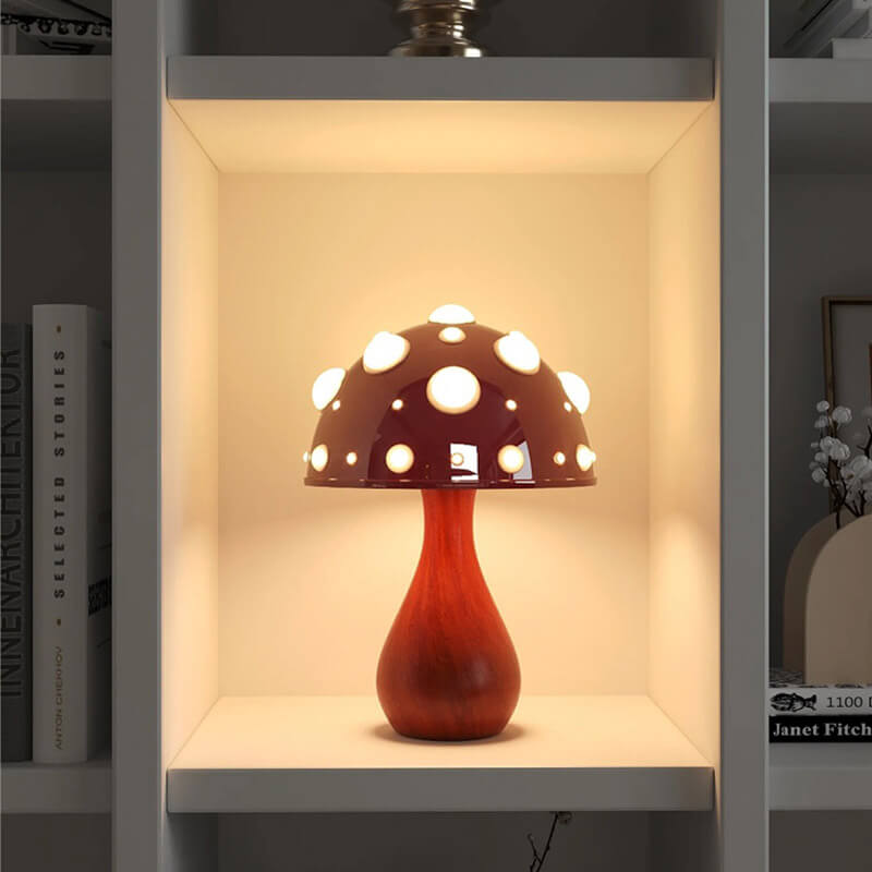 Mushroom Desk Lamp Home Decor