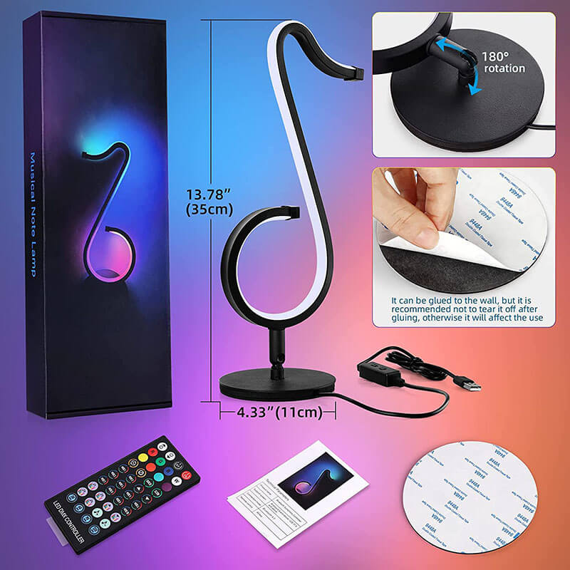 Musical Note RGB Symphony Lamp