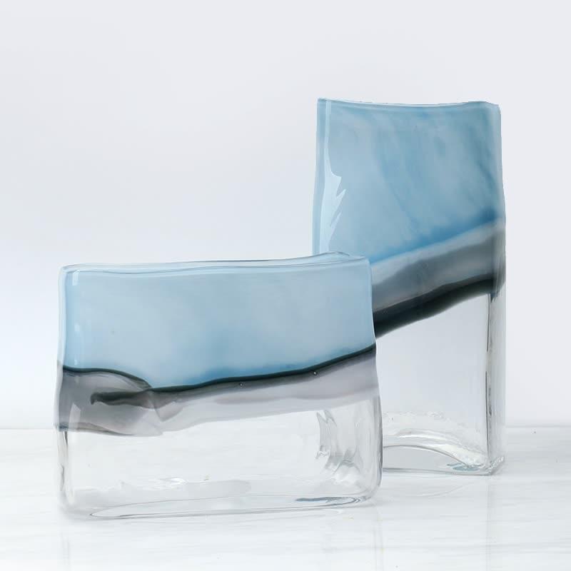 Maison Marble Glass Vase - Organic Elegance