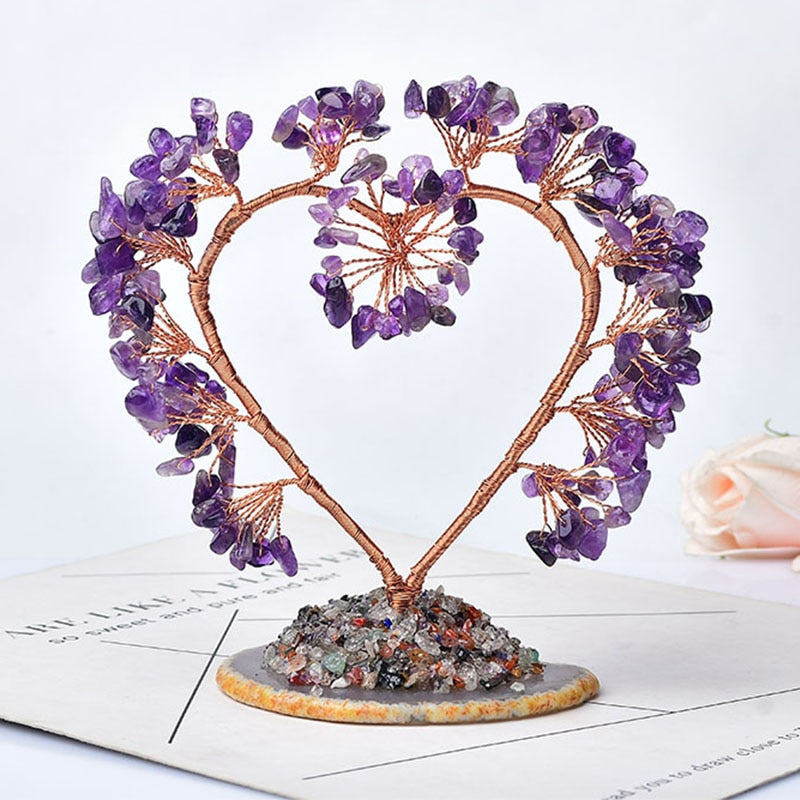 Natural Crystal Amethyst Lucky Tree