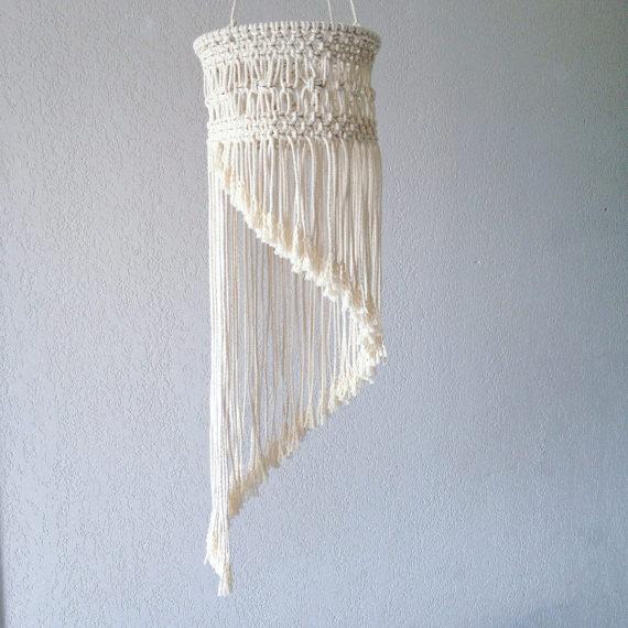 Arc MacramÃ© Chandelier - Nordic Side - MacramÃ©, not-hanger