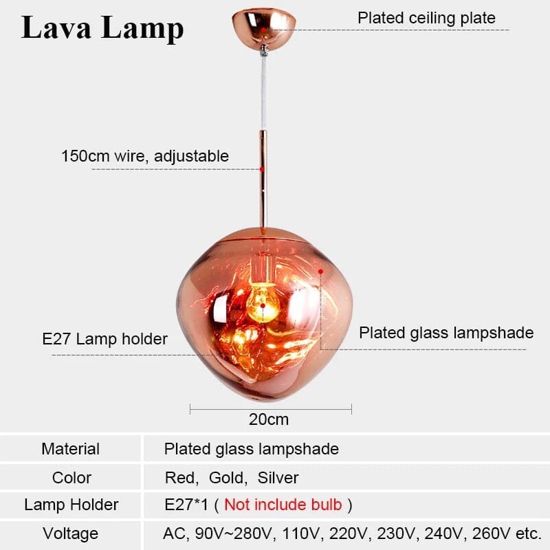 Nyra Lava Pendant Lights