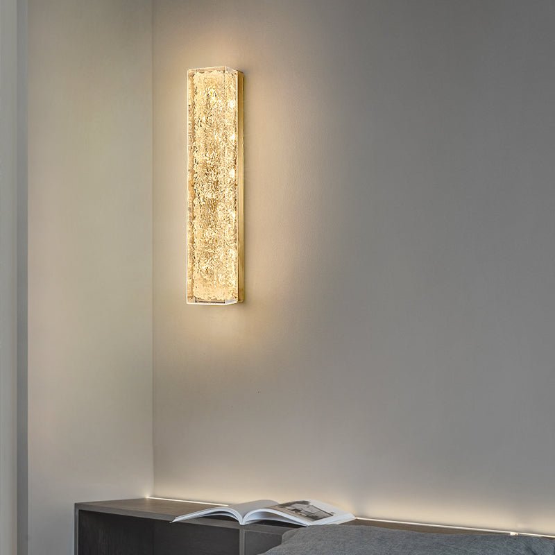 Modern Crystal Wall Lamp in Minimalistic Style for Bedroom, Living Room