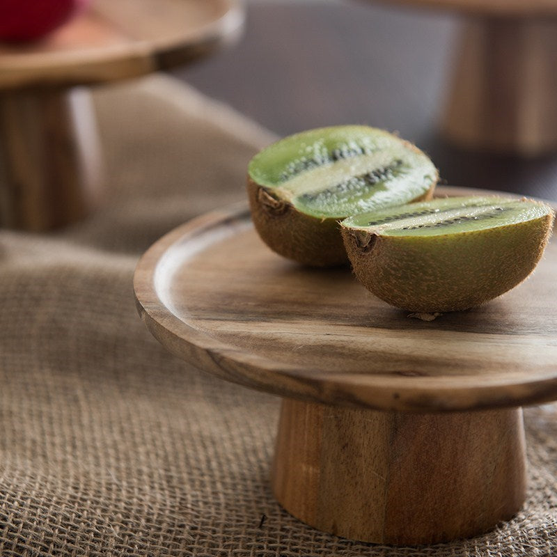 Vintage Wooden Dessert Stand