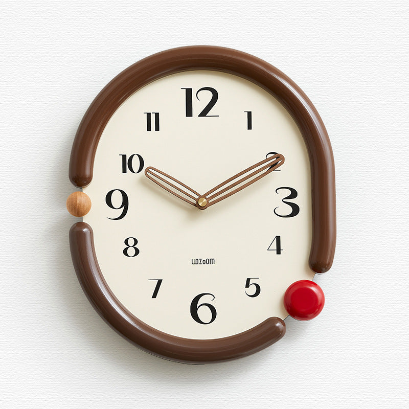 Time in a Twist Wall Clock