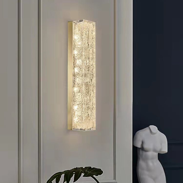 Modern Crystal Wall Lamp in Minimalistic Style for Bedroom, Living Room