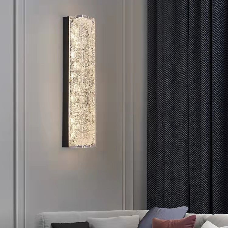 Modern Crystal Wall Lamp in Minimalistic Style for Bedroom, Living Room