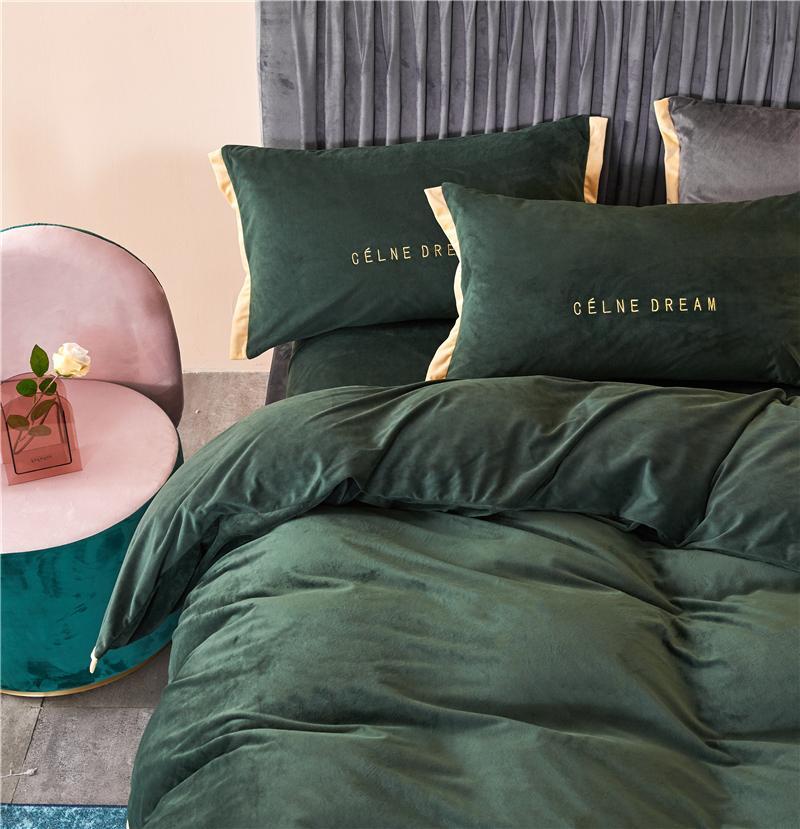 Celne Dream Velvet Bedding Set - Nordic Side - 