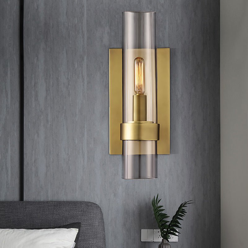 Modern Minimalistic Wall Lamp in American Style for Bedroom, Living Room