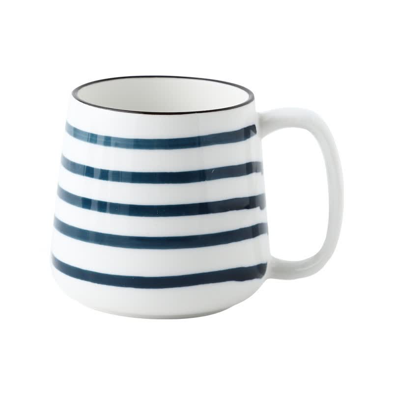 Jundia Blue Patterned Coffee Mug