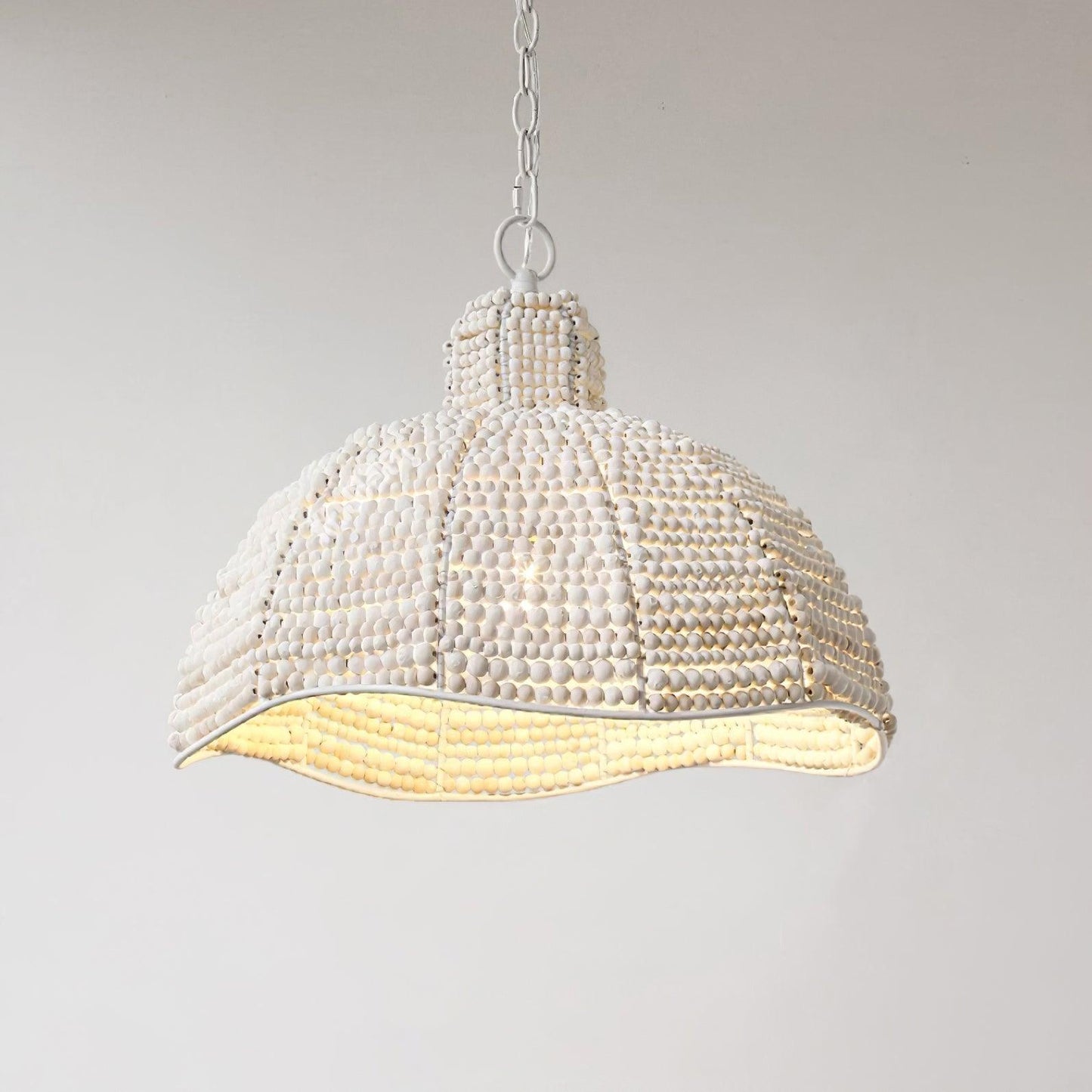 Obispo Wood Beads Pendant Lamp