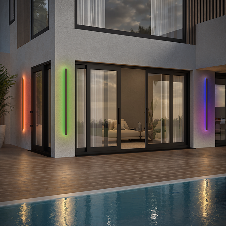 Svelte RGB Outdoor Wall Lamp