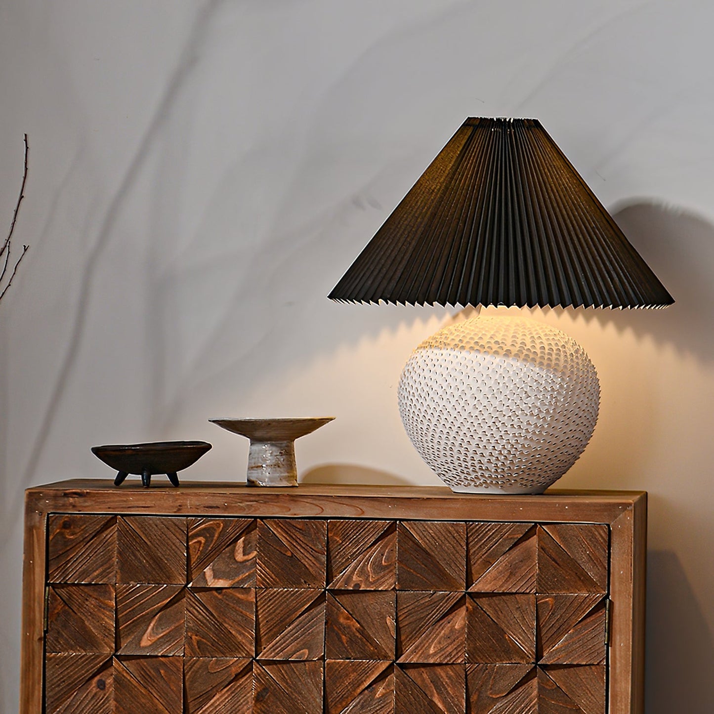 Textured Ceramic Table Light