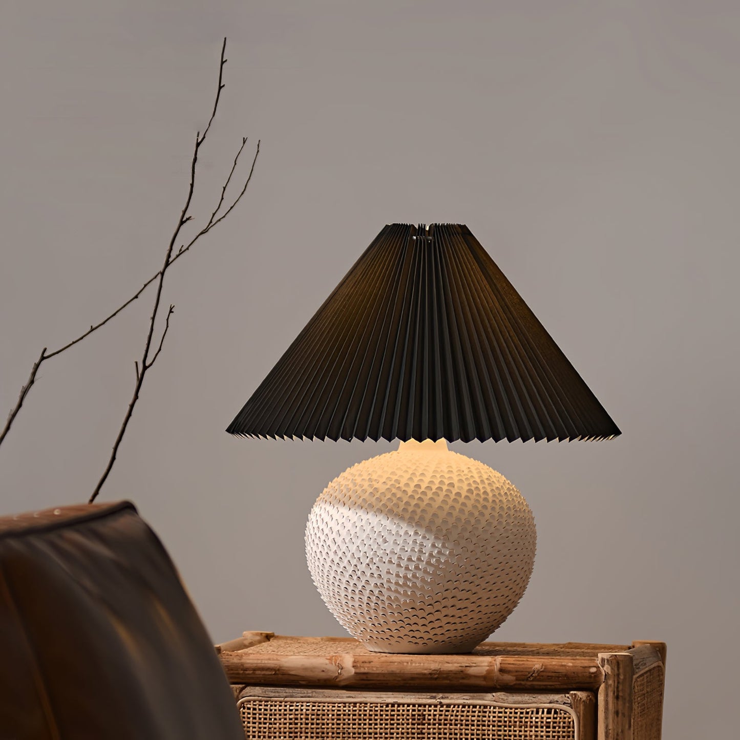 Textured Ceramic Table Light