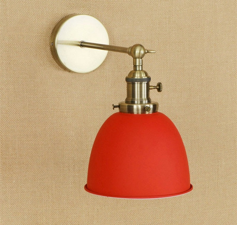 Modern Style Colorful Metal Wall Light