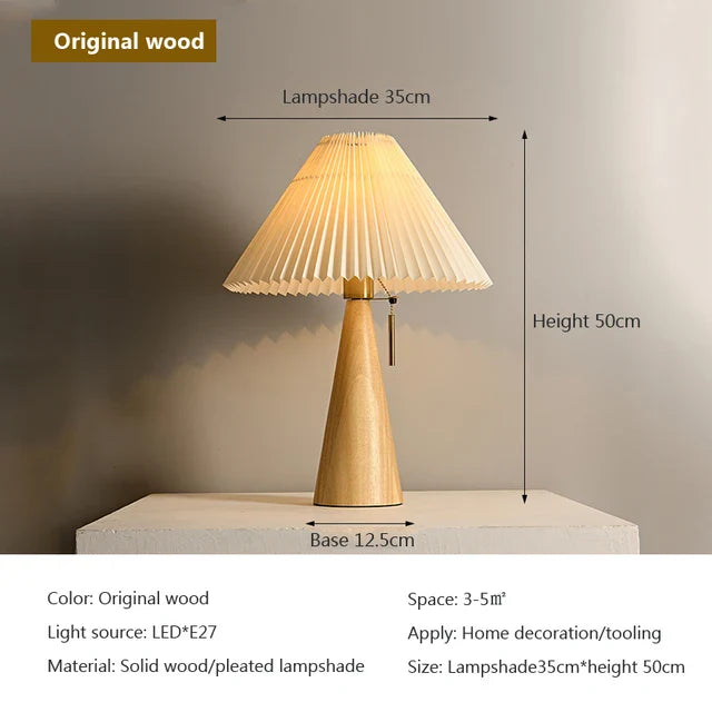 Welma Retro Wooden Lamp