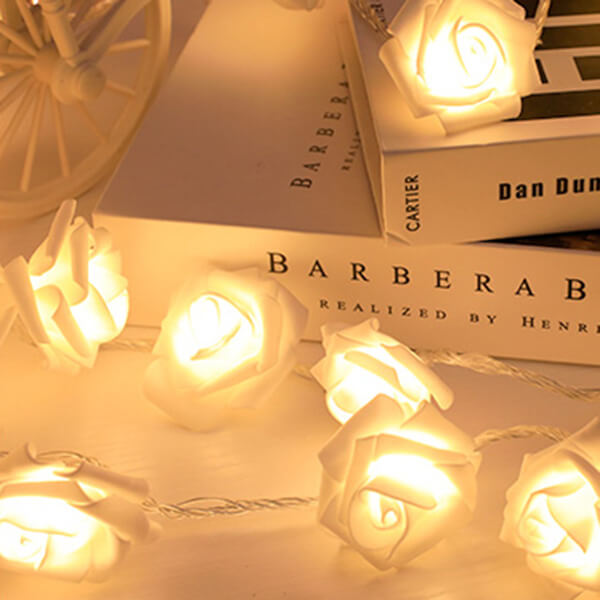 Led Rose String Light Decor