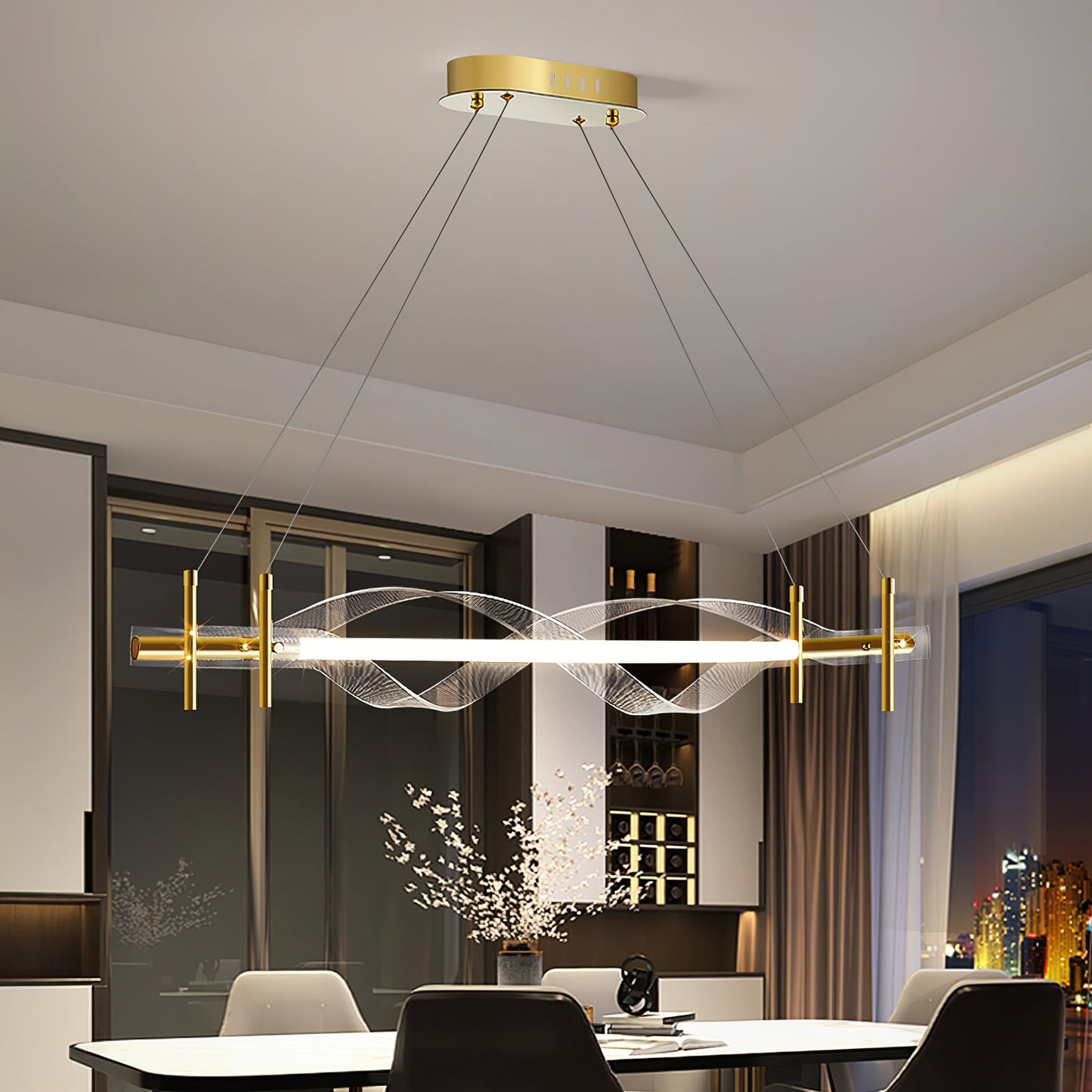 Morae Acrylic Chandelier