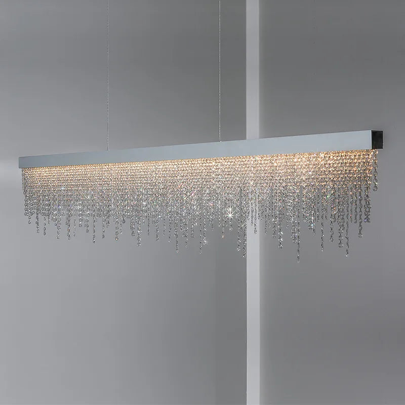 Zara Crystal Rectangle Chandelier Light