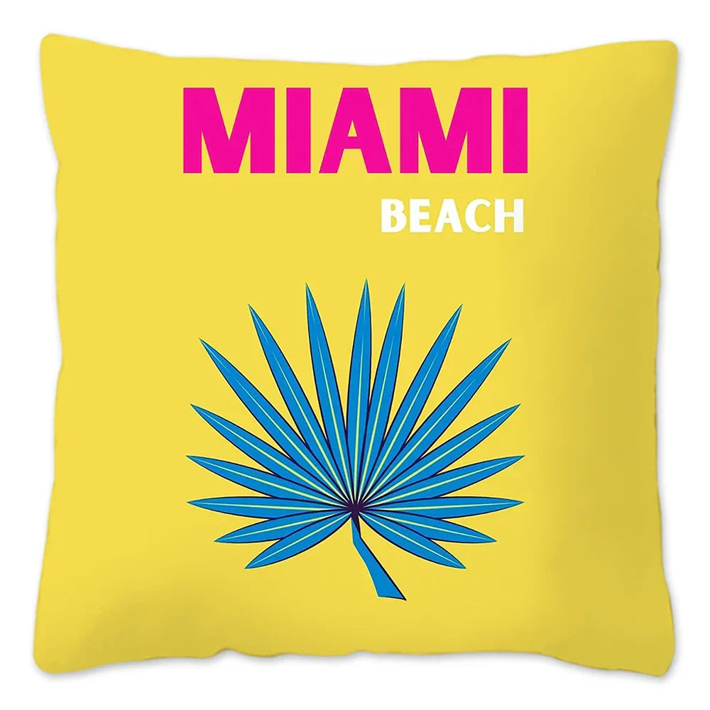 Travel Series Soft Plush Cushion Cover