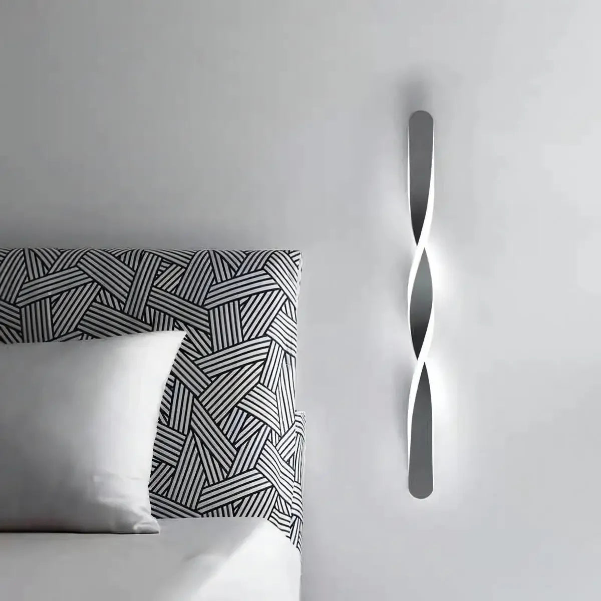 Modern Minimalist Strip Decoration LED Acrylic Art Wall Lamp For