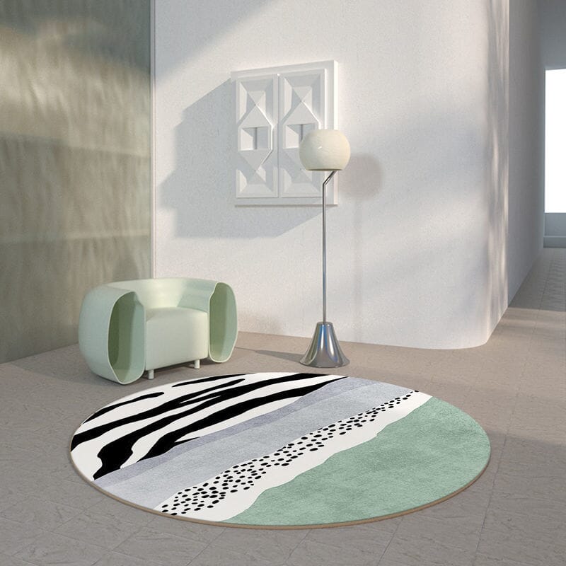 Modern Round Carpets Area Rug