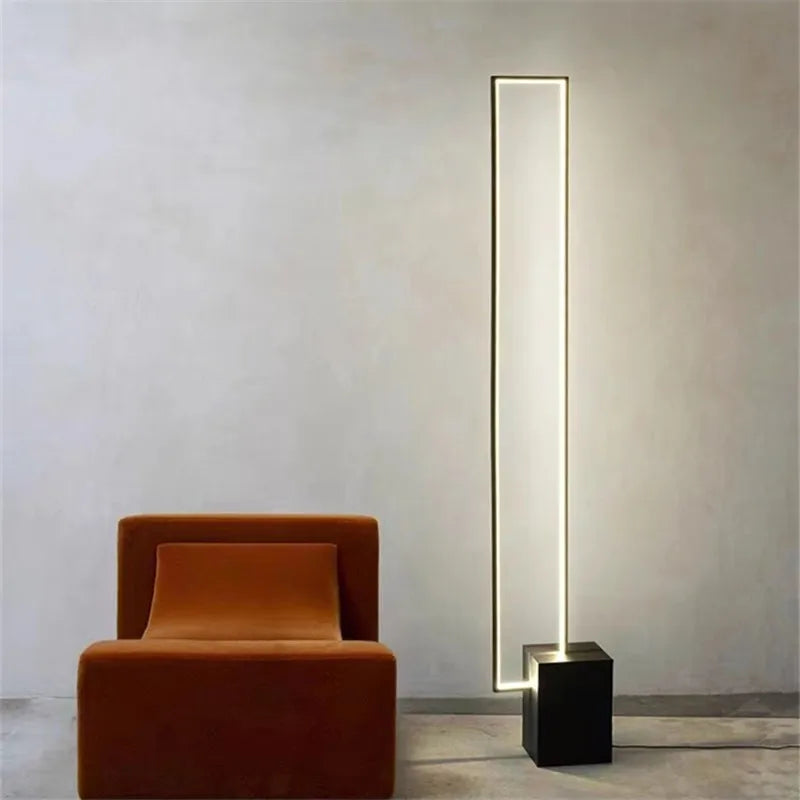 Minimalist rgb floor lamp Modern italian design Light Rectangle Lamp